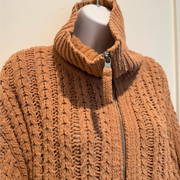 Aerie Cable Car Quarter Zip Sweater - Picture 4 of 6